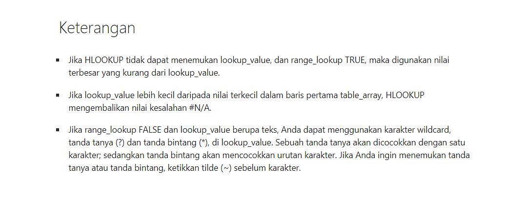 Keterangan Sintaks Cara Menggunakan Fungsi Rumus Hlookup Excel Keterangan Sintaks Cara Menggunakan Fungsi Rumus Hlookup Excel