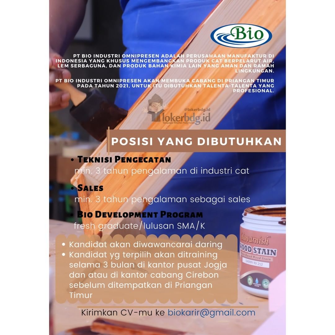PT BIO INDUSTRI OMNIPRESEN ADALAH PERUSAHAAN MANUFAKTUR DI INDONESIA YANG KHUSUS...