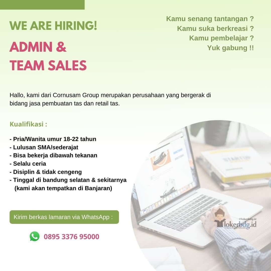Hallo, kami dari Cornusam Group merupakan perusahaan yang bergerak di bidang jas...