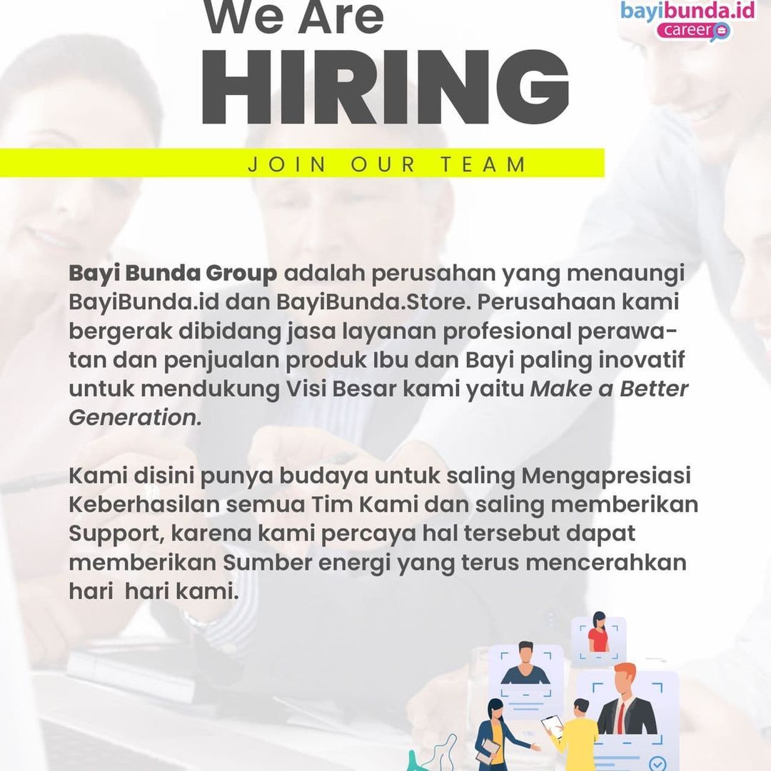 PT. Bayi Bunda Hebat adalah perusahaan yang menangungi BayiBunda.id dan BayiBund...