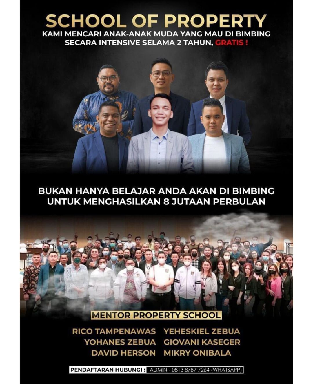 Mari Sukses Bersama kami PT. Masa Depan Sulut // Tribeca Park Manado 08239342357...