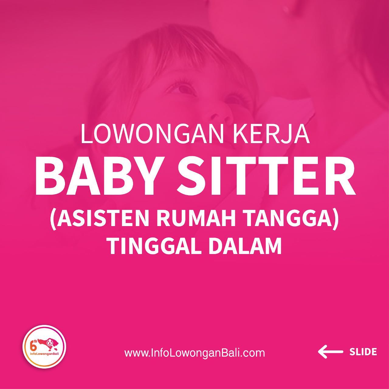 Dicari baby sitter untuk NEWBORN (BAYI) + asisten rumah tangga TINGGAL DALAM
.
K...