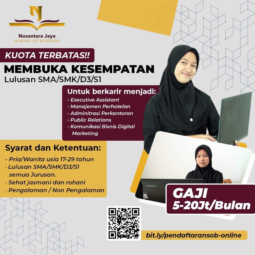 𝐊𝐔𝐑𝐒𝐔𝐒 & 𝐏𝐄𝐋𝐀𝐓𝐈𝐇𝐀𝐍 :

BUTUH SEGERA DAN SIAP DIJAMIN KERJA !!
 
Untuk pelatihan k...