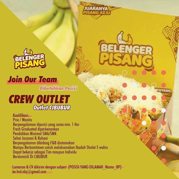 Belenger Pisang merupakan brand kuliner asal Bogor dengan konsep street food yan...