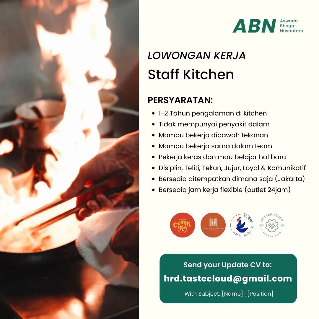 PT Aswada Bhoga Nusantara - Taste Cloud Indonesia 
TCI merupakan Startup F&B ( F...