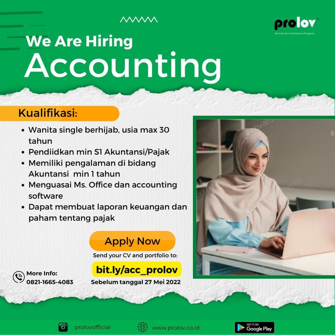 PT Prolov Juara Properti merupakan perusahaan start up dibidang Social Commerce ...