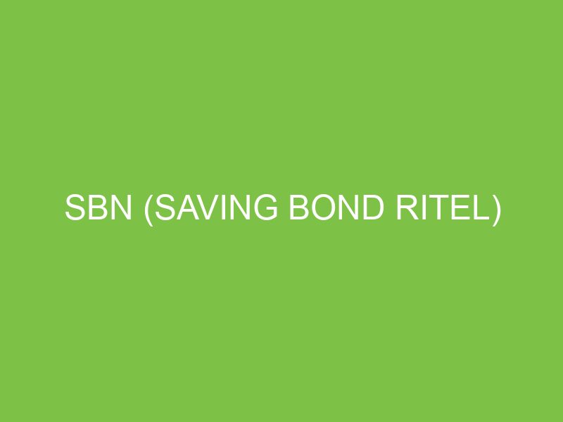 SBN (Saving Bond Ritel)